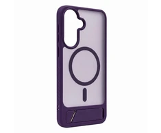 Dėklas Aizmugurējais vāciņš Evelatus Samsung Galaxy A37 / A36 Rubber Coated MagSafe With Stand Case Violetinė