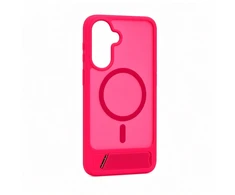 Dėklas Aizmugurējais vāciņš Evelatus Samsung Galaxy A17 4G / A17 5G Rubber Coated MagSafe With Stand Case Hot Rožinė 4752192108779 EVESAMA17RCMWSHP (4752192108779)
