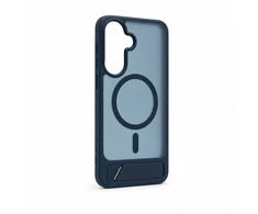 Dėklas Aizmugurējais vāciņš Evelatus Samsung Galaxy A57 Rubber Coated MagSafe With Stand Case Navy Mėlyna 4752192108694 EVESAMA57RCMWSNB (4752192108694)