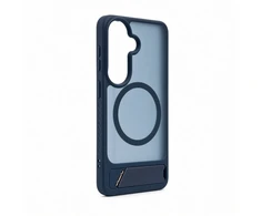 Dėklas Aizmugurējais vāciņš Evelatus Samsung Galaxy S26 Rubber Coated MagSafe With Stand Case Navy Mėlyna 4752192108663 EVESAMS26RCMWSNB (4752192108663)