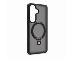 Dėklas Aizmugurējais vāciņš Evelatus Samsung Galaxy S26 Shield Case With MagSafe &amp; Stand Matte Ring Juodas