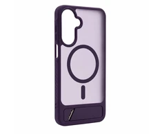 Dėklas Aizmugurējais vāciņš Evelatus Samsung Galaxy A17 4G / A17 5G Rubber Coated MagSafe With Stand Case Violetinė