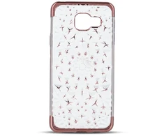 Dėklas Aizmugurējais vāciņš GreenGo Samsung S7 Edge G935 TPU 3D Stars Rose Gold GSM027629 ()