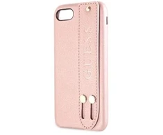 Dėklas Aizmugurējais vāciņš Guess - iPhone 7/8/SE2020 Saffiano Strap Case Rose GUHCI8SBSRO ()