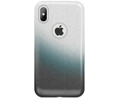 Dėklas Aizmugurējais vāciņš iLike Apple iPhone X / iPhone XS Gradient Glitter 3in1 case Smoked IIXXSGG3IN1CSM ()