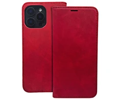 Dėklas Atveramie maciņi iLike Samsung Galaxy S25 Edge Smart Suede Book case Raudona ()