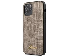 Dėklas Guess iPhone 12 Pro Max Lizard Cover Gold