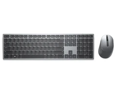 DELL KM7321W keyboard RF Wireless + Bluetooth QWERTY US International Pilkas Titanium