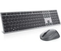 Dell Premier Multi-Device Klaviatūra ir pelė KM7321W Klaviatūros ir pelės rinkinys Wireless Batteries included EN/LT Titan pilkas