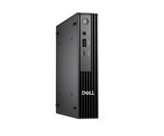 Dell Pro QCM1250 Desktop Micro Intel Core i3 i3-1400T Internal memory 16 GB DDR5 Solid-state drive capacity 512 GB Keyboar