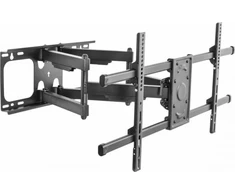 Sieninis laikiklis DELTACO, didelės apkrovos, tvirtas, visiškai judinamas 37–86", 80 kg, juodas / ARM-0260-B / 1903422