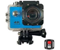 Dėklas iWear K1 Ultra HD 4K 16Mpix Wi-Fi Sporta Kamera ar 2'' LCD Tālvadību &amp; 8x Fiksācijas Komplekts Zila