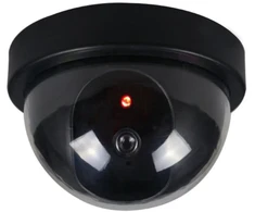 Dėklas iWear SC1 CCTV Ārējā Mājas Drošības Dummy Viltus Kameras ar mirgojošu sarkano gaismu 2x AA baterija Melna