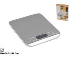 Skaitmeninės virtuvinės svarstyklės 5kg, 18 x 14 x 2 cm, KITCHEN&amp;GO
