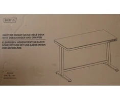 Digitus Išparduodama. Electric Height Adjustable Desk Height adjustment 72 - 121 cm Maximum load weight 50 kg Metal Baltas 24 mėn. DAMAGE
