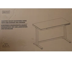 Digitus Išparduodama. Electric Height Adjustable Desk Height adjustment 72 - 121 cm Maximum load weight 50 kg Metal Baltas 24 mėn. DAMAGE