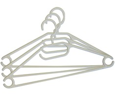 Plastikinės pakabos drabužiams Sauber 3vnt