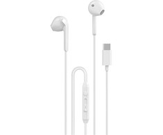 Dudao į ausis įdedamos ausinės su USB Type-C jungtimi baltos spalvos (X3C)