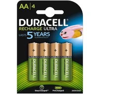 Duracell 4xAA Rechargeable battery AA