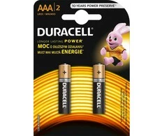 Baterija - Duracell AAA LR03 1.5V Alkalinė 2-vnt.