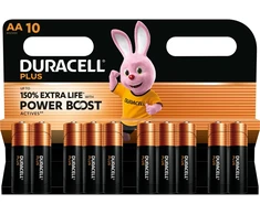 Duracell Plus Alkaline Baterija Mignon AA LR06 1.5V Extra Life (10 pieces AA (LR06))