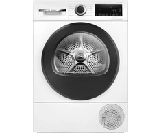Džiovyklė Bosch WQG2420PSN Energy efficiency class A++ Front loading 9kg Heat pump LED Gylis 61.3 cm Baltas