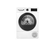 Džiovyklė Bosch WQG2420PSN Energy efficiency class A++ Front loading 9kg Heat pump LED Gylis 61.3 cm Baltas