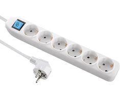 Electraline 62186 daugiafunkcis kištukinis lizdas 6P 3M