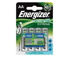 ENERGIZER Extreme AA Rechargable HR6 1 2V 2300mAh 4 pcs