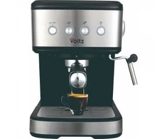 Espresso kavos aparatas Oliver Voltz OV51171F, 1,2L, 20 bar, 1100W, Kreminis diskas, Juodas/Inox