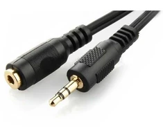 Amberin Extension cable Premium audio 3.5mm M/F, 5.0m