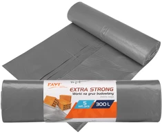 EXTRA STRONG šiukšlių maišai, 300 l, 5 vnt., 9.5 x 36 x 7.5, 00782, Simple Solution