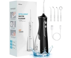 Extralink Beauty Intelligent Vanduo Flosser L8 Juodas | Irygator | 2000mAh, IPX7