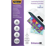 Fellowes ImageLast A4 80 Micron Laminating Pouch - 25 pack