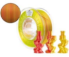 3D plastik PLA dwustronny Magic silk SOLAR FLARE (geltona, raudona) 1kg Spectrum