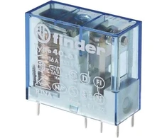 Finder Miniatiūrinė relė 1P 16A 24V DC, jautri ritė, AgSnO2 kontaktas (40.61.7.024.4000)