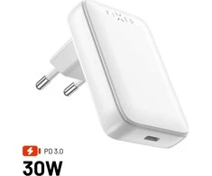 FIXED Slim USB-C Travel Charger, GaN, PD palaikymas, 30W, Baltas | Pataisyta