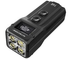 Nitecore T4K prožektorius Juodas Keychain prožektorius LED