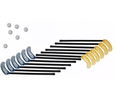 Acito Floorball sticks set: 12 sticks (85 cm)&amp;3balls