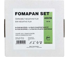 Kietasis diskas Foma filmas Fomapan 400/36 Rinkinys 6 plėvelės + kasetė