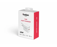 Fusion Accessories Įkroviklis Beline Energy GaN 45W USB-C / USB-A / 3A Baltas
