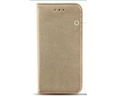 Fusion Accessories eStuff Fusion Magnet dėklas Piniginės dėklas Samsung J320 Galaxy J3 2016 auksinis