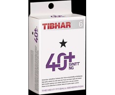 Stalo teniso kamuoliukai 40+ Syntt Tibhar 6vnt. balti