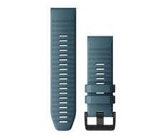 Garmin Acc fenix 6X 26mm QuickFit Lakeside Mėlyna Silicone Band 753759233259