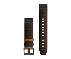 Odinis laikrodžio dirželis „Garmin QuickFit“, 22 mm, kaštonų spalvos, 010-12863-05