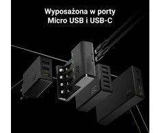Set charger Žalias Cell GC VitalCharger and batteries 2xAA 2000mAh 2xAAA 800mAh