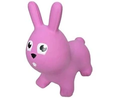 Gerardo's Toys šokinėjantis žaislinis zuikutis, rožinis GT69459 GT69459 (4743345694591)