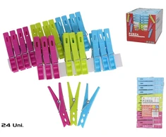 Gerimport Klipsy do prania x24 gb 1.5x1x9 cm