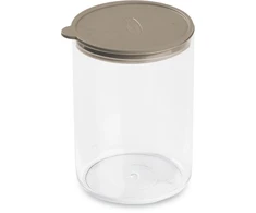 GIOSTYLE Maisto talpa apvali M 1,2 l Con.Tengo Ø11,8x15,3 cm pilka-ruda