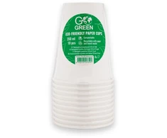 Bayer Design Gogreen Go Žalias ecological glasses 350ml 10 pcs. baltas
